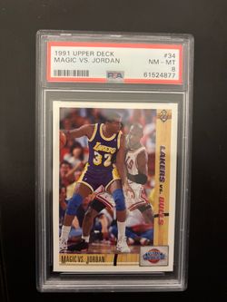 1991 Upper Deck Magic vs. Jordan #34 PSA 8
