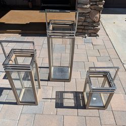 Outdoor candle holder