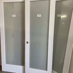 Frosted Doors 