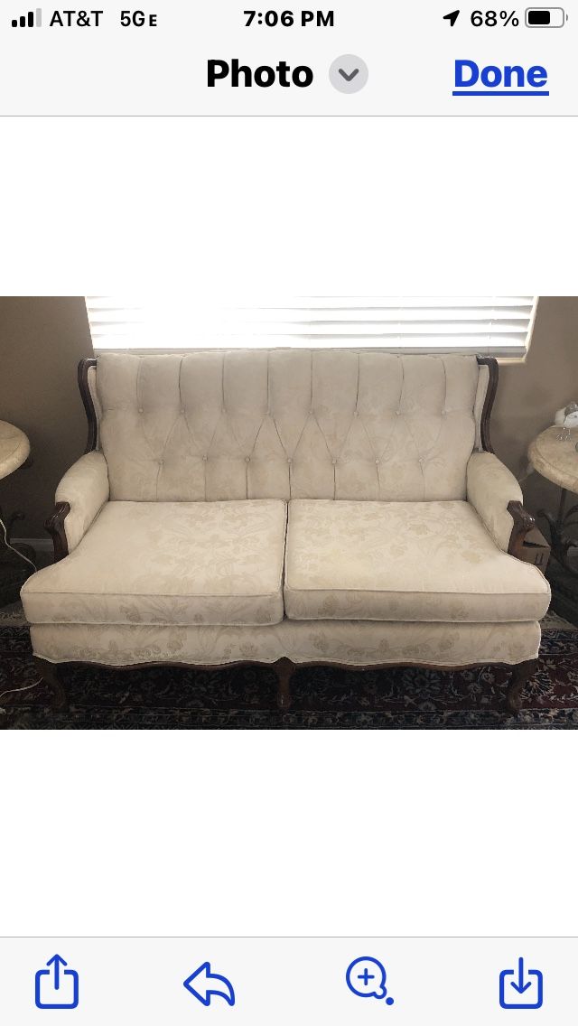 White Sofa Set