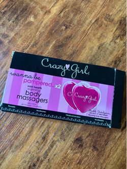 Crazy Girl “Wanna Be Pampered” Mini Hearts Warming Body Massager (Set of 2)