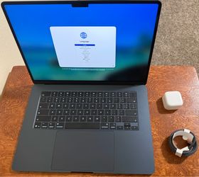 New 15 inch M5 Macbook Air - Midnight / 16 GB Memory / 512 GB Storage