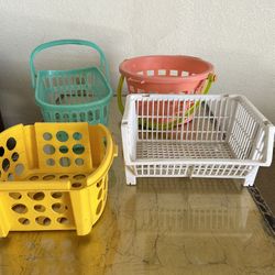 Plastic Storage Organizers (see description)