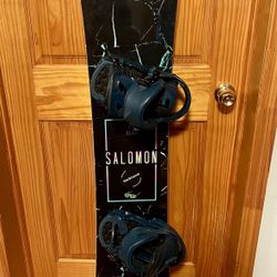 Salomon Oh Yea! Snowboard 146cm w/ bindings 