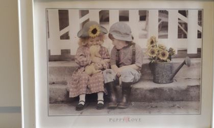 Wall hanging And white picture frames
