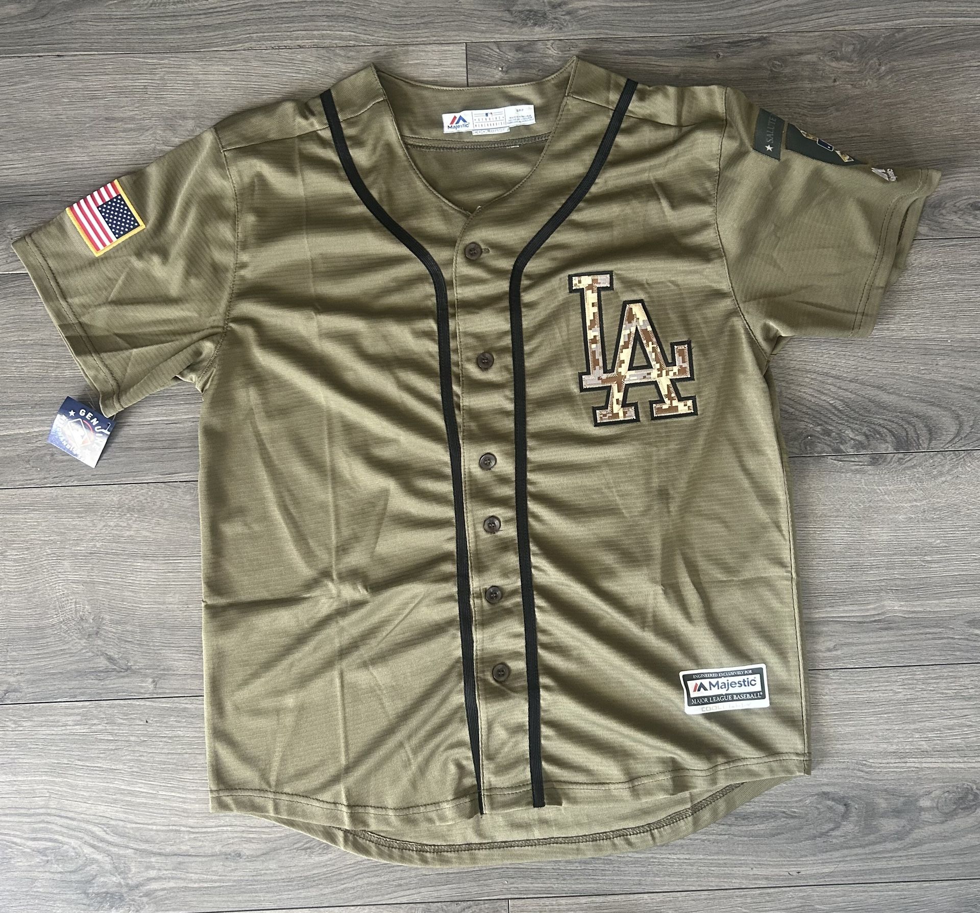 Los Angeles Dodgers Kershaw Salute To Service Jersey