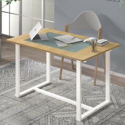 Zinus Alto Rectangular Dining, Office Desk, Computer Table, Farmhouse Desk