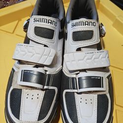 Shimano Biking Shoes Size 13 with SPD Clips