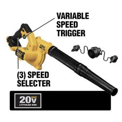 DEWALT 20-Volt MAX Lithium-Ion Cordless Blower (Tool-Only). 