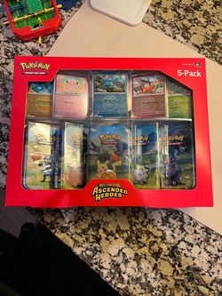 Pokémon Mega Evolution Ascended Heroes 5-tin bundle