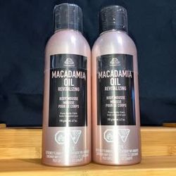 Avon's Macadamia oil Revitalizing Body Mousse