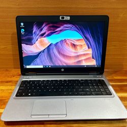 HP ProBook 650 G2 2.30Ghz i5-6200U 8GB RAM 256GB SSD WINDOWS 10 Pro Fully Functional