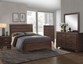 Brand new bedroom set bed dresser mirror chest nightstand