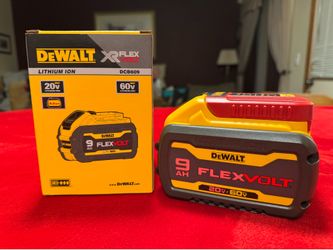 Brand New, Dewalt Flexvolt 20V/60V 9AH