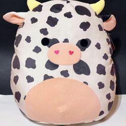 Squishmallow Colin The Cow 20” Valentine’s Plush