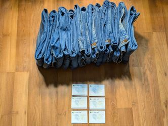 Lot of 13 Wrangler Cowboy Cut Jeans 936 Slim & 13MWZ 35x36 36x36 Workwear Lot
