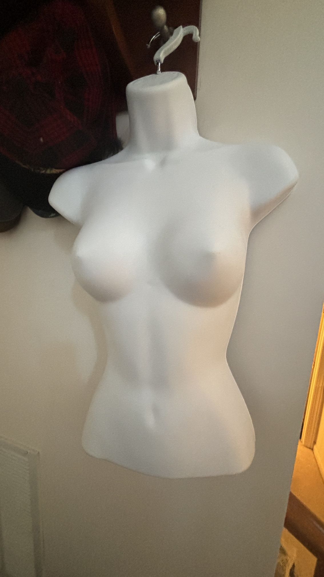 Plastic Waist Long white Manniquan