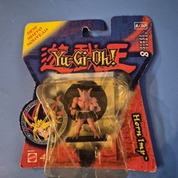 1996 Yugioh Series 8 Horn Imp w/ Halo Tile Mini Action Figure Mattel