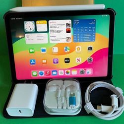  Apple Ipad Mini 6th Generation (8.3” Retina Display) 64GB with stylus pen, case & Accessories (256GB $449) 