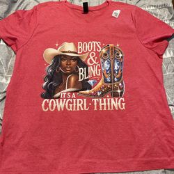 Women’s Red 2XL shirt