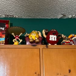 Vintage M&M candy dispensers