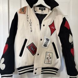 kith batman joker wool coaches jacket