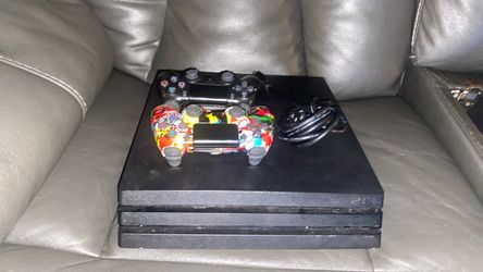 Sony PS4 Pro Console with Two Controllers