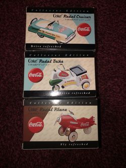Coke Pedal Trike, Cruiser,Plane(all3)