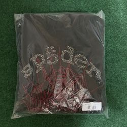 Black Rhinestone OG Web V2 Hoodie 