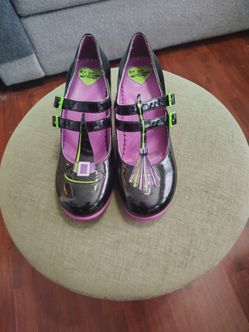 Hot Chocolate Design Chocolaticas dark chocolate Hocus Pocus Women's Mary Jane Mid Heels size 40