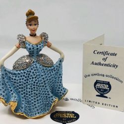 Arribas Brother Disney Cinderella Swarovski figurine Rare 