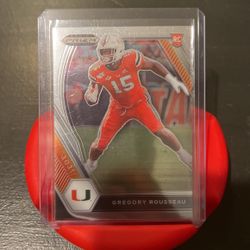 Gregory Rousseau Panini prizm rookie card