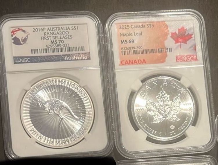 Lot Of Graded Coins $110