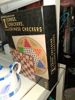 Game Gallery Chess, Checkers & Chinese Checkers Set