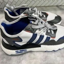Adidas Nite Jogger Star Wars R2D2 Shoes White Blue FV8040 Size 12