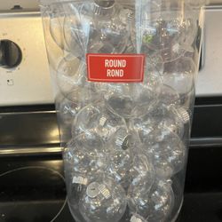 Clear Christmas Ornaments