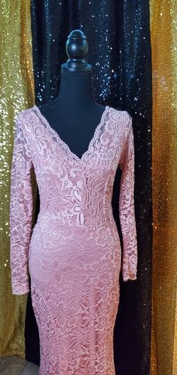 Long Pink Formal Dress