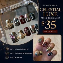 Premium press on nail set