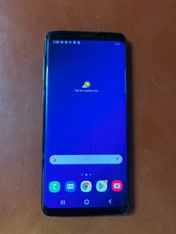 Galaxy S9  64GB storage  VERIZON with no restrictions Our operation days: Monday to Friday from 10am to 530pm  Our location: 2945 W McDowell avenue ph