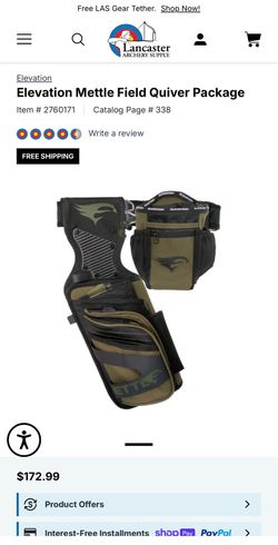 Elevation Mettle Field Quiver Package.