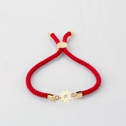 18k Gold Reem's Bracelets (Ruza, Red)