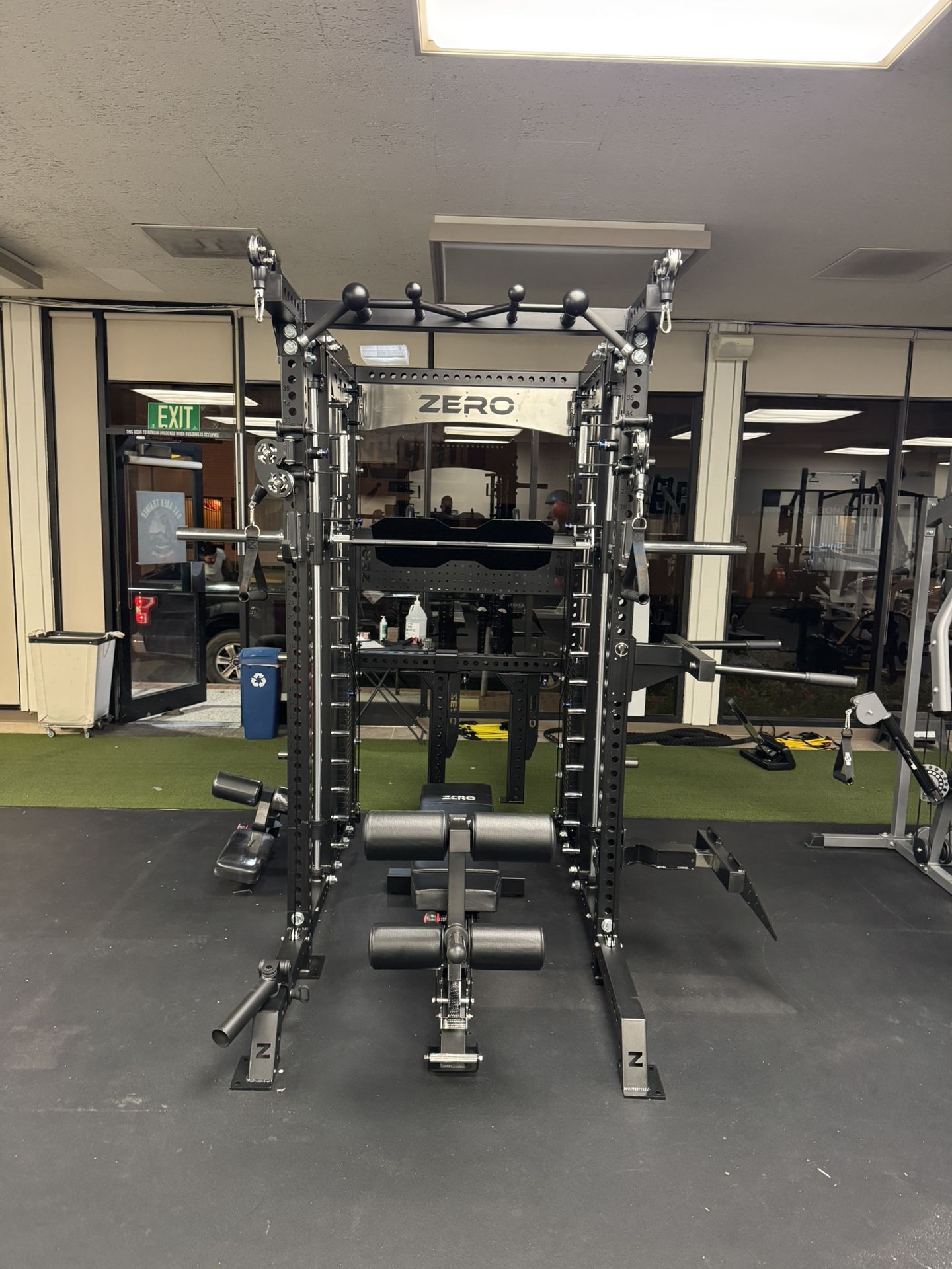 Smith Machine 500 | Adjustable Bench | 355lbs Cast Iron Olympic Weights | 7ft Olympic Bar | Fitness | Gym Equipment | FREE DELIVERY/INSTALLATION 