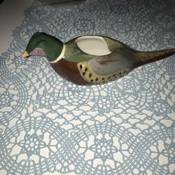 Goss Hand Painted Duck Cigar Ashtray 