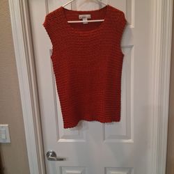 Beautiful Red 100% Polyester Top XL