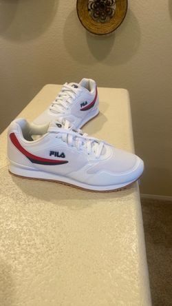 Fila White Low-Top Sneakers