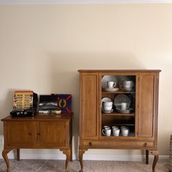 Vintage Dining Room Hutch And Buffet 