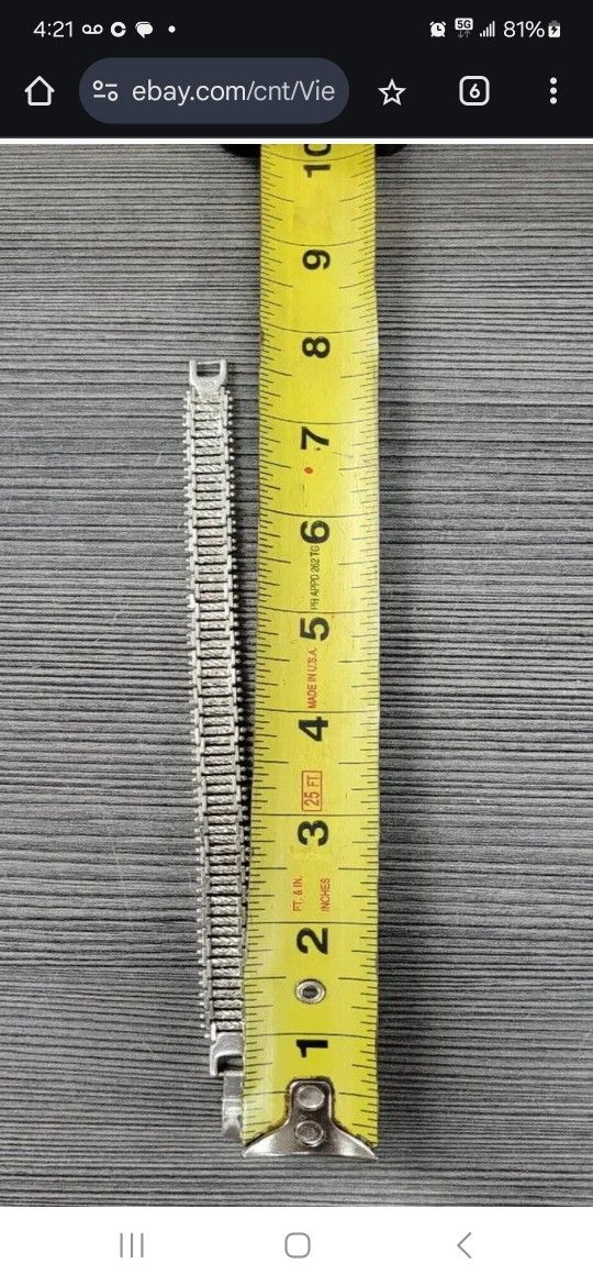 vintage PD Palladium Braclet