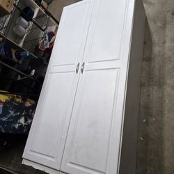 Big White Wood Cabinet