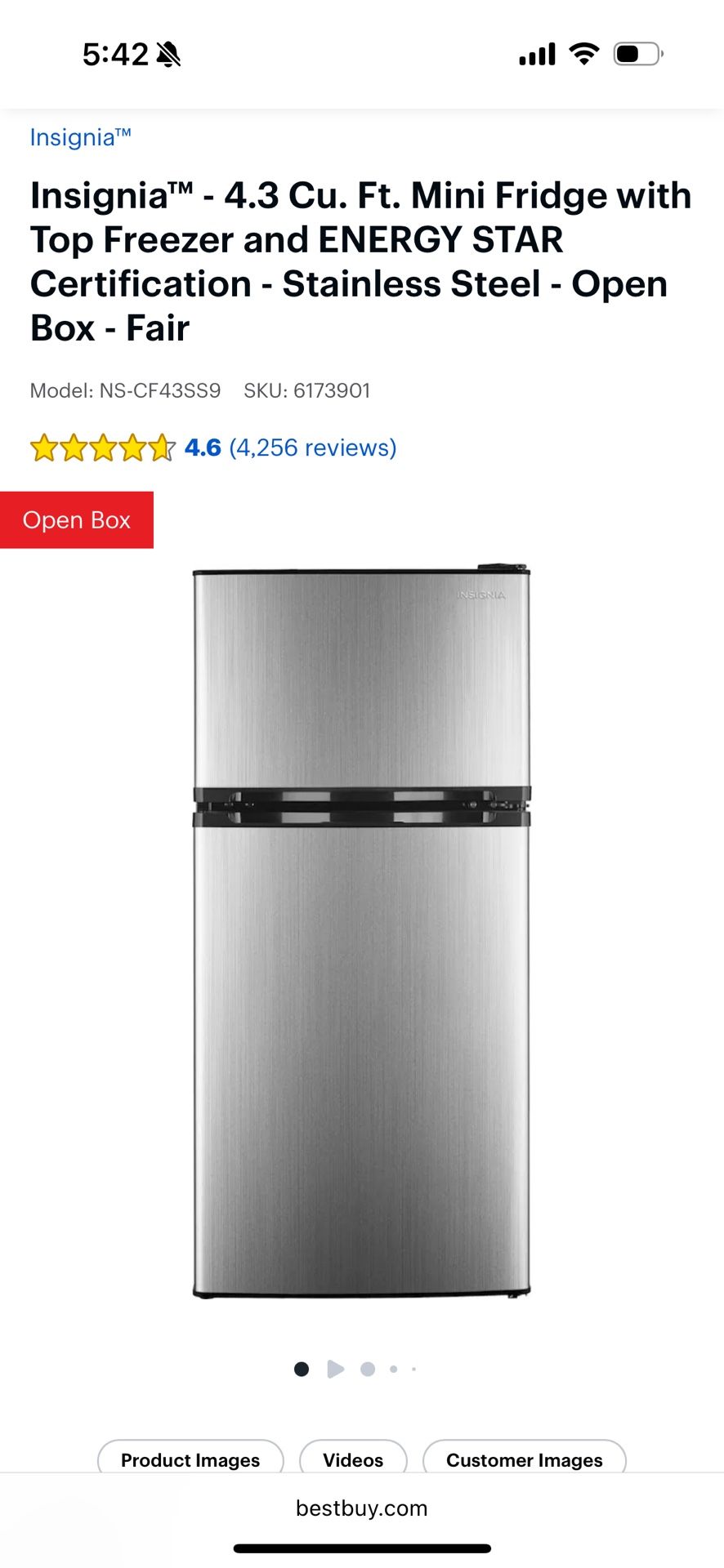 Mini Fridge With Freezer