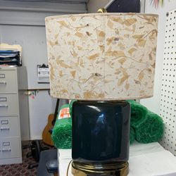 Vintage green lamp